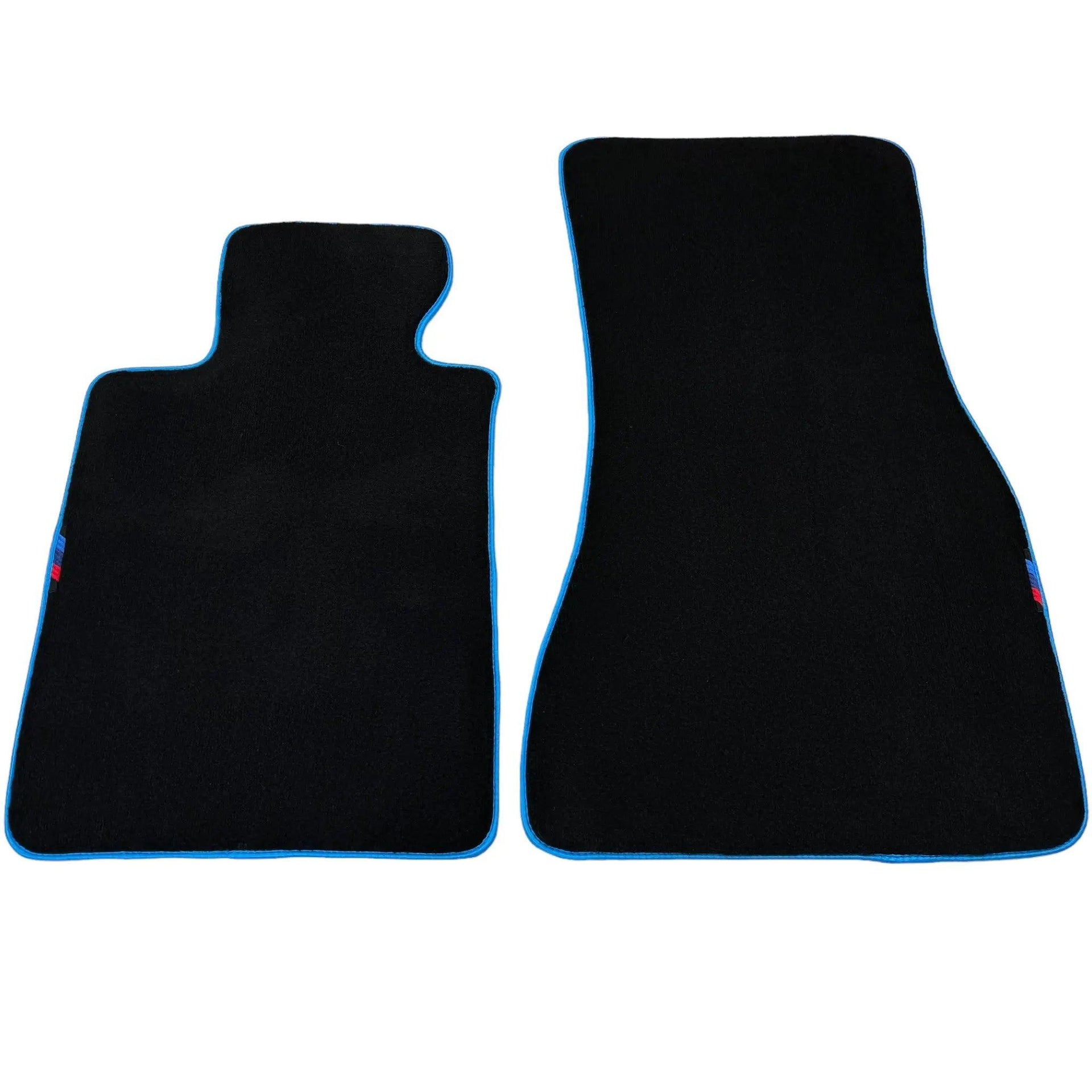 Black Mats For BMW X6 Series F16 | Sky Blue Trim - AutoWin