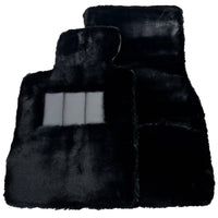 Black Sheepskin Floor Floor Mats For BMW X3 Series F25 - AutoWin