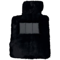 Black Sheepskin Floor Mats For BMW 3 Series E91 5-door Touring - AutoWin