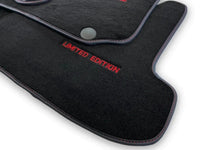 Black Sheepskin Floor Mats For Mercedes Benz GLK-Class X204 (2012-2015) | ER56 Design - AutoWin