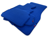 Blue Floor Mats For BMW 5 Series E39 With M Package - AutoWin