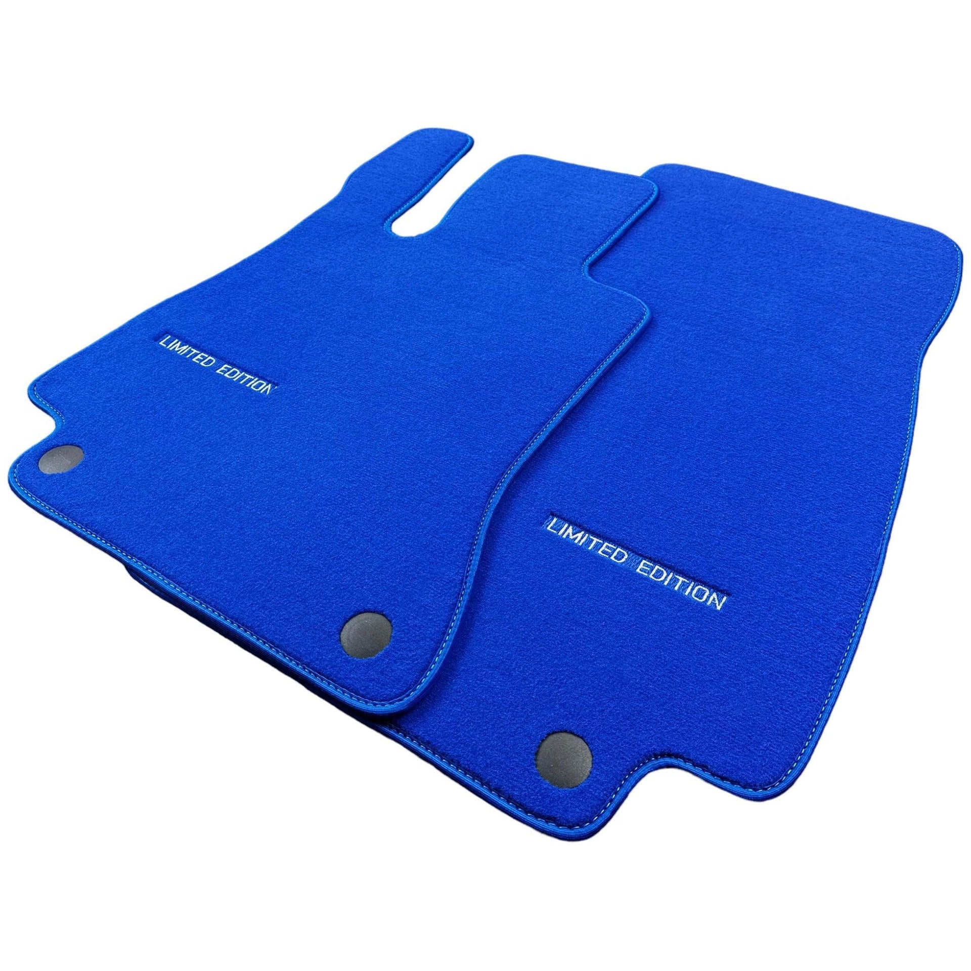 Blue Floor Mats For Mercedes Benz S-Class W220 (1998-2005) Short Wheelbase | Limited Edition - AutoWin