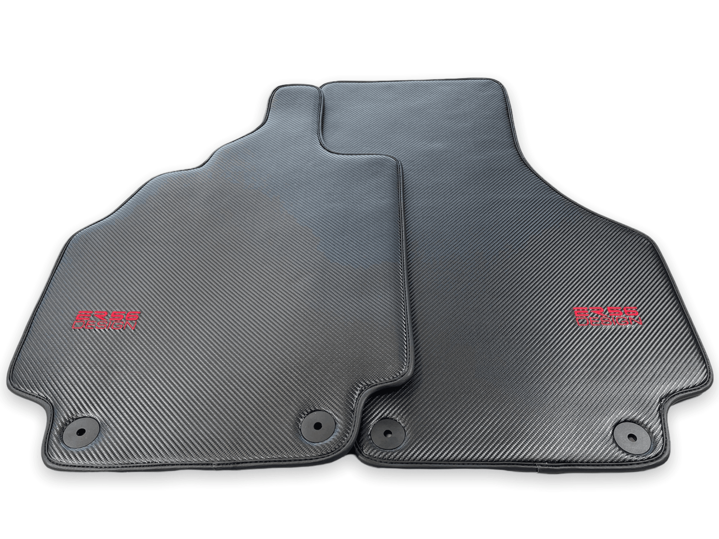 Carbon Fiber Leather Floor Mats for Audi R8 (2007-2015) - AutoWin