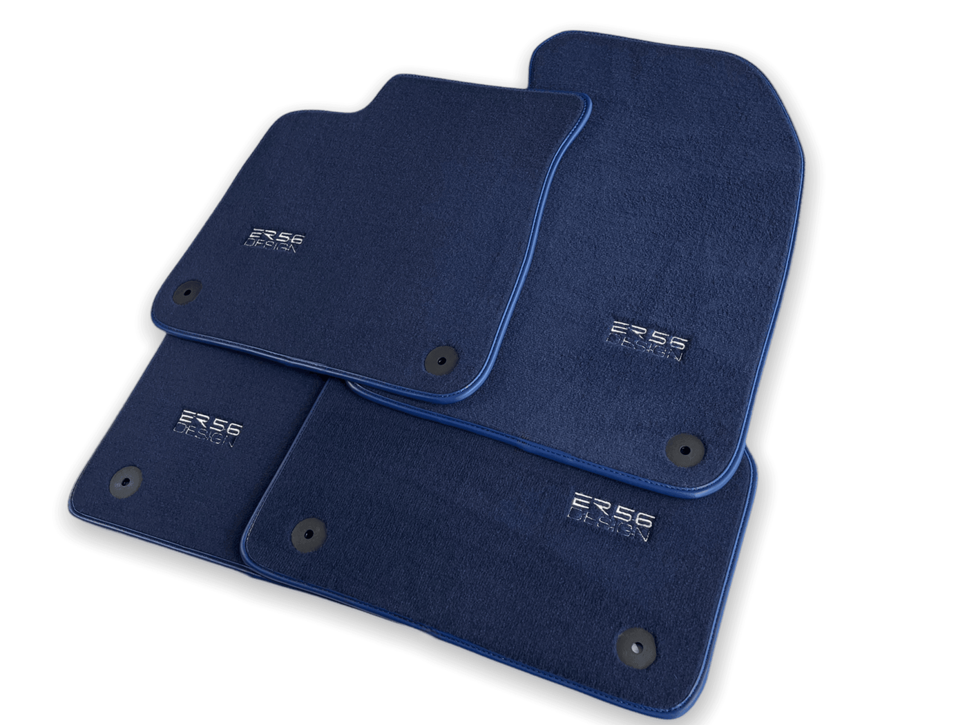 Dark Blue Floor Mats for Audi Q5 FYT Sportback (2021-2024) | ER56 Design - AutoWin