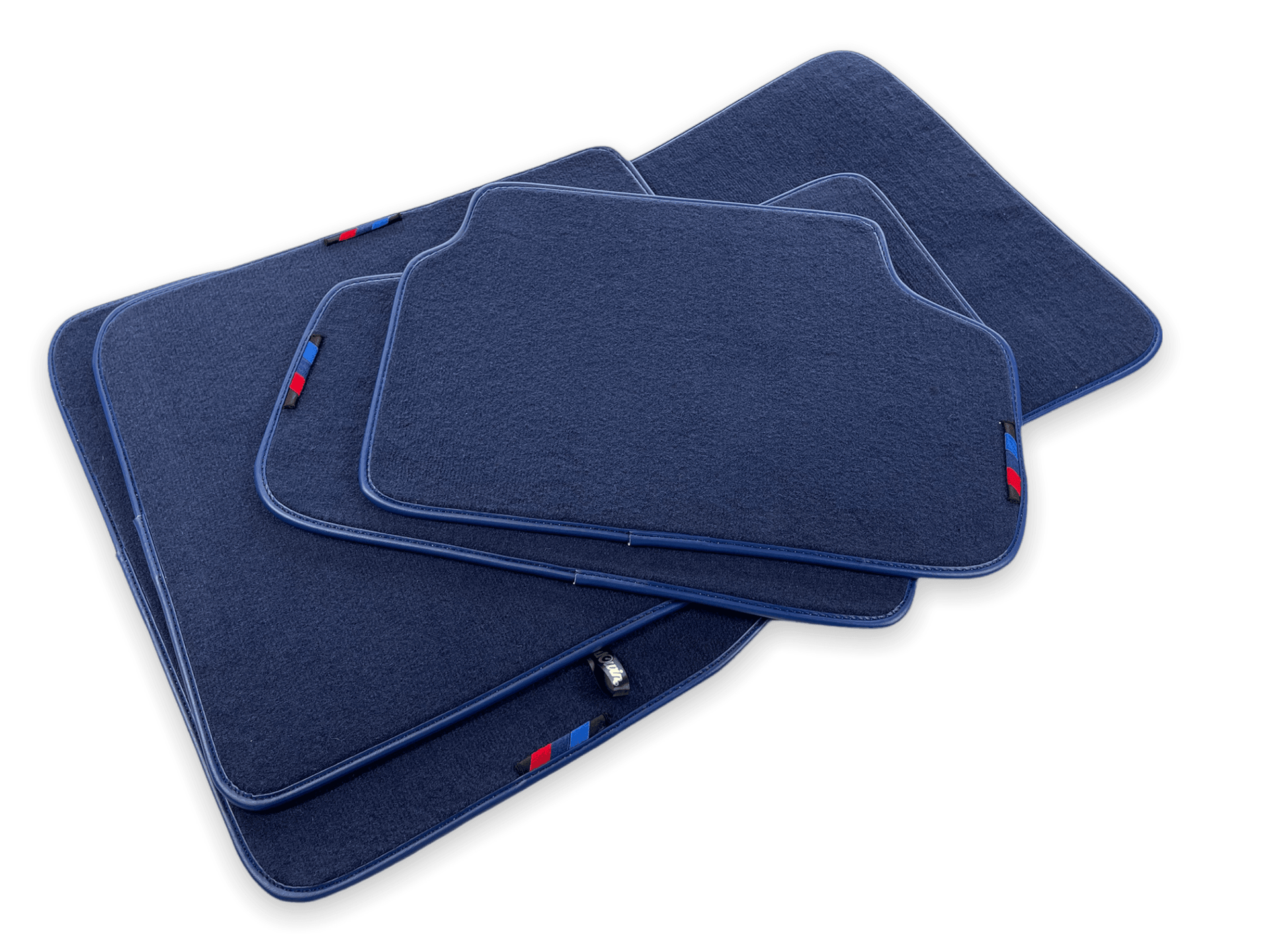 Dark Blue Floor Mats For BMW 4 Series F32 With M Package - AutoWin