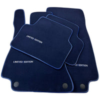 Dark Blue Floor Mats For Mercedes Benz E-Class W211 Sedan 4Matic (2002-2009) | Limited Edition - AutoWin
