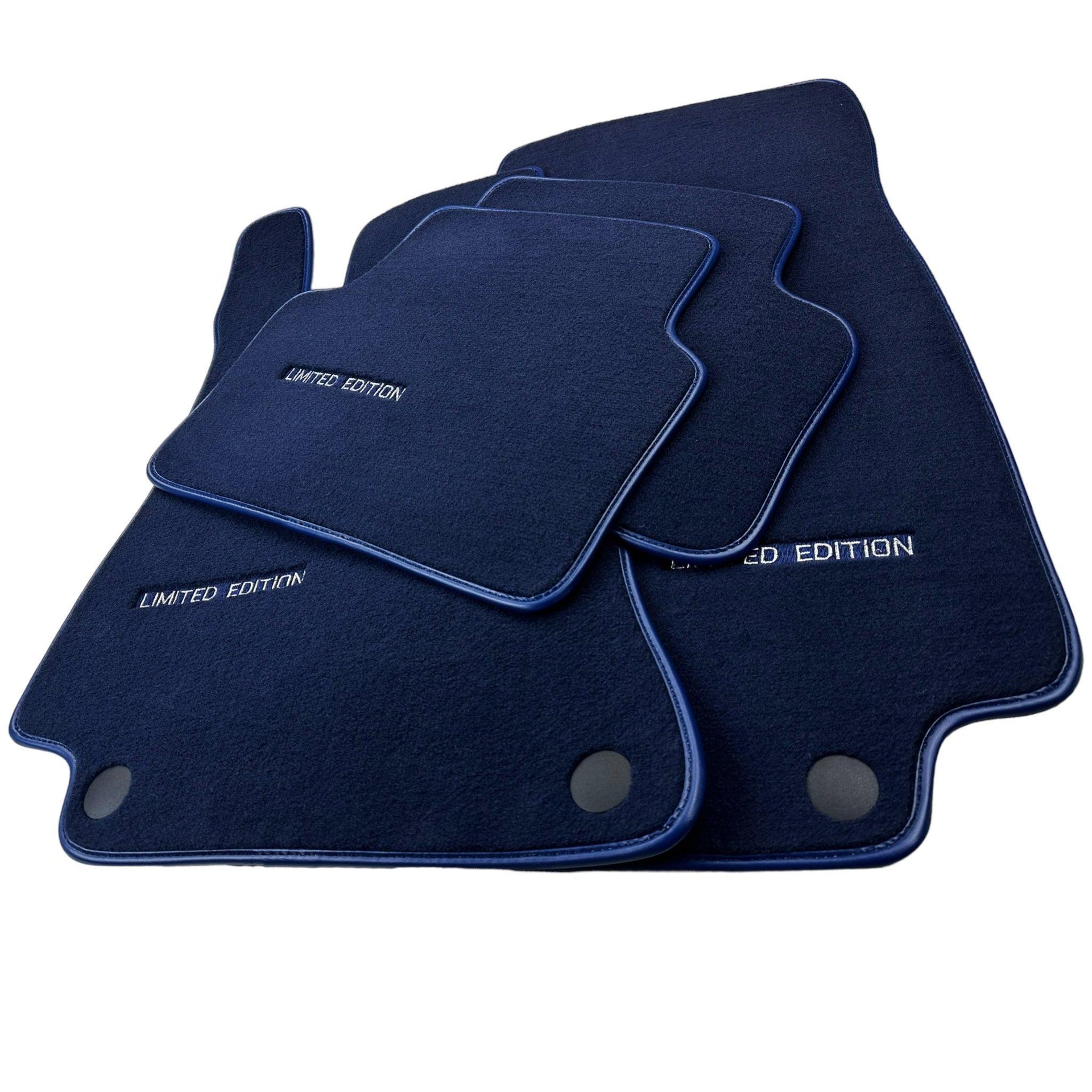 Dark Blue Floor Mats For Mercedes Benz GLC-Class X254 SUV 300e 4Matic (2023-2024) | Limited Edition - AutoWin