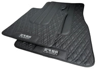 Floor Mats For BMW 1 Series E88 Convertible Black Leather Er56 Design - AutoWin