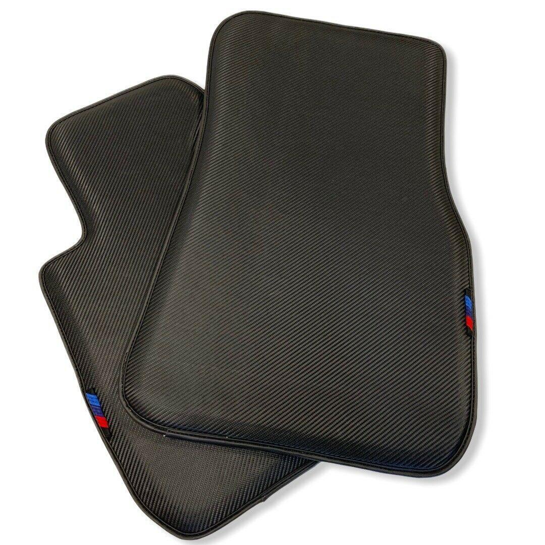 Floor Mats For BMW 3 Series E30 2-doors Coupe Autowin Brand Carbon Fiber Leather - AutoWin