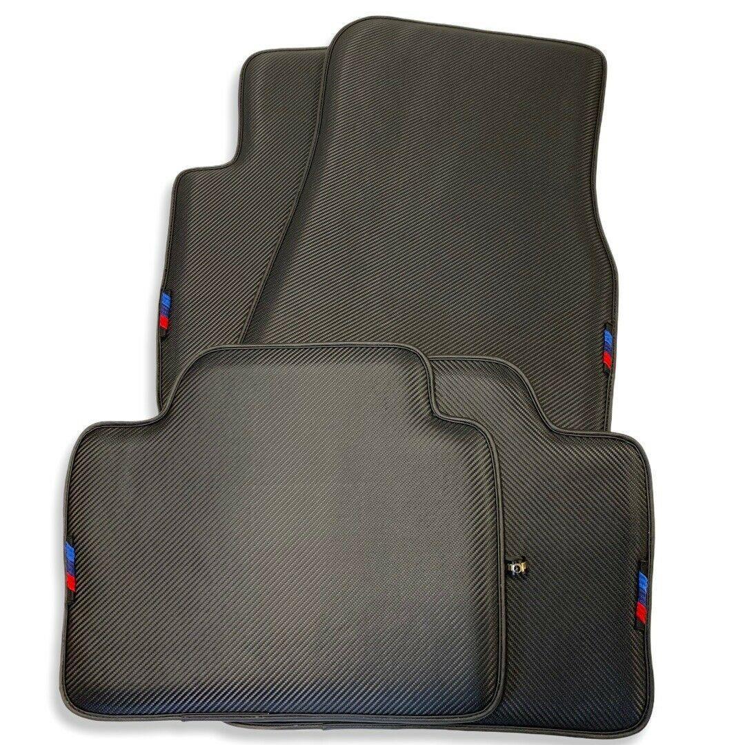 Floor Mats For BMW 4 Series G26 Gran Coupe Autowin Brand Carbon Fiber Leather - AutoWin