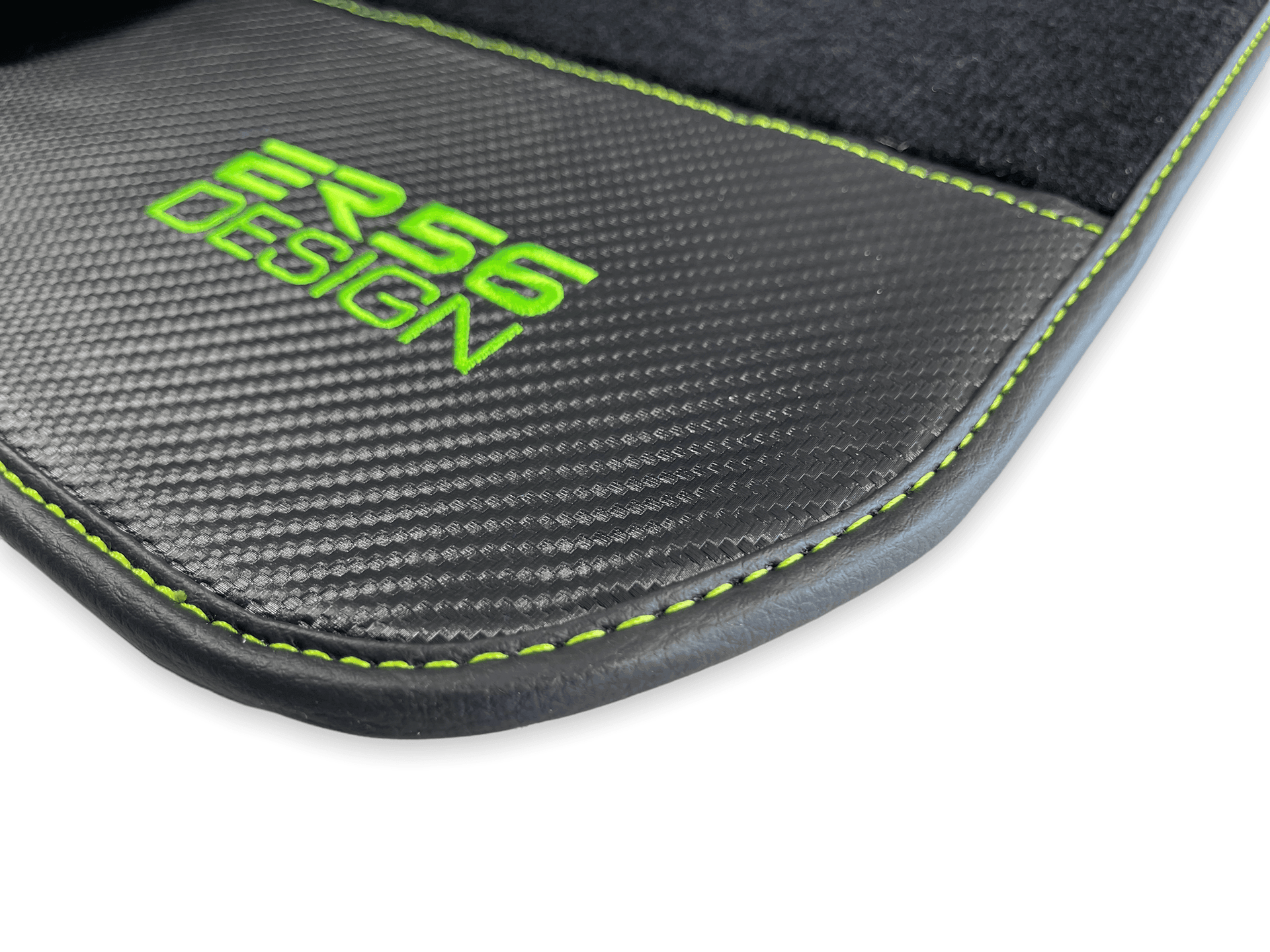 Floor Mats For BMW 5 Series E34 Sedan Carbon Leather Er56 Design - AutoWin