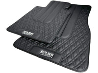 Floor Mats For BMW 6 Series F12 Black Leather Er56 Design - AutoWin