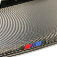 Floor Mats For BMW iX1 - U11 SUV Autowin Brand Carbon Fiber Leather - AutoWin