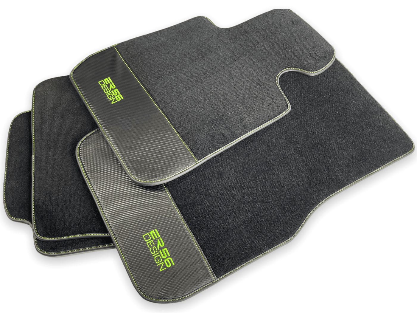 Floor Mats For BMW X1 Series E84 Carbon Leather Er56 Design - AutoWin