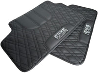 Floor Mats For BMW X5 Series G05 Black Leather Er56 Design - AutoWin