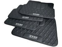 Floor Mats For BMW X5M E70 SUV Black Leather Er56 Design - AutoWin
