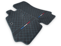 Floor Mats For Bugatti Chiron Alcantara Leather Limited Edition - AutoWin