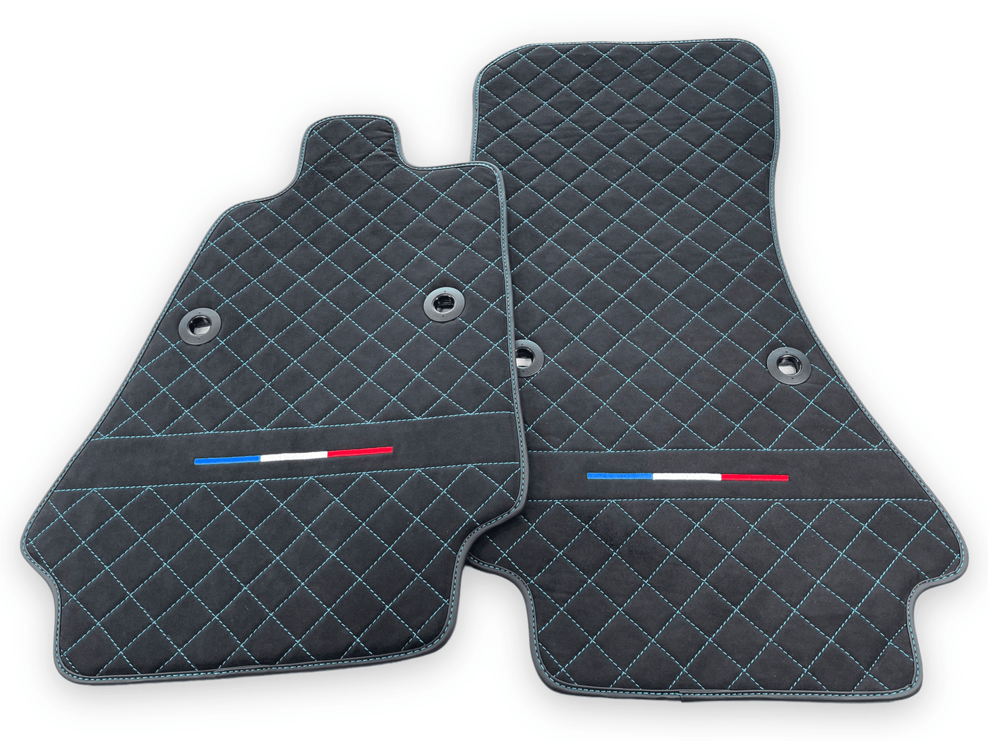 Floor Mats For Bugatti Chiron Alcantara Leather Limited Edition - AutoWin