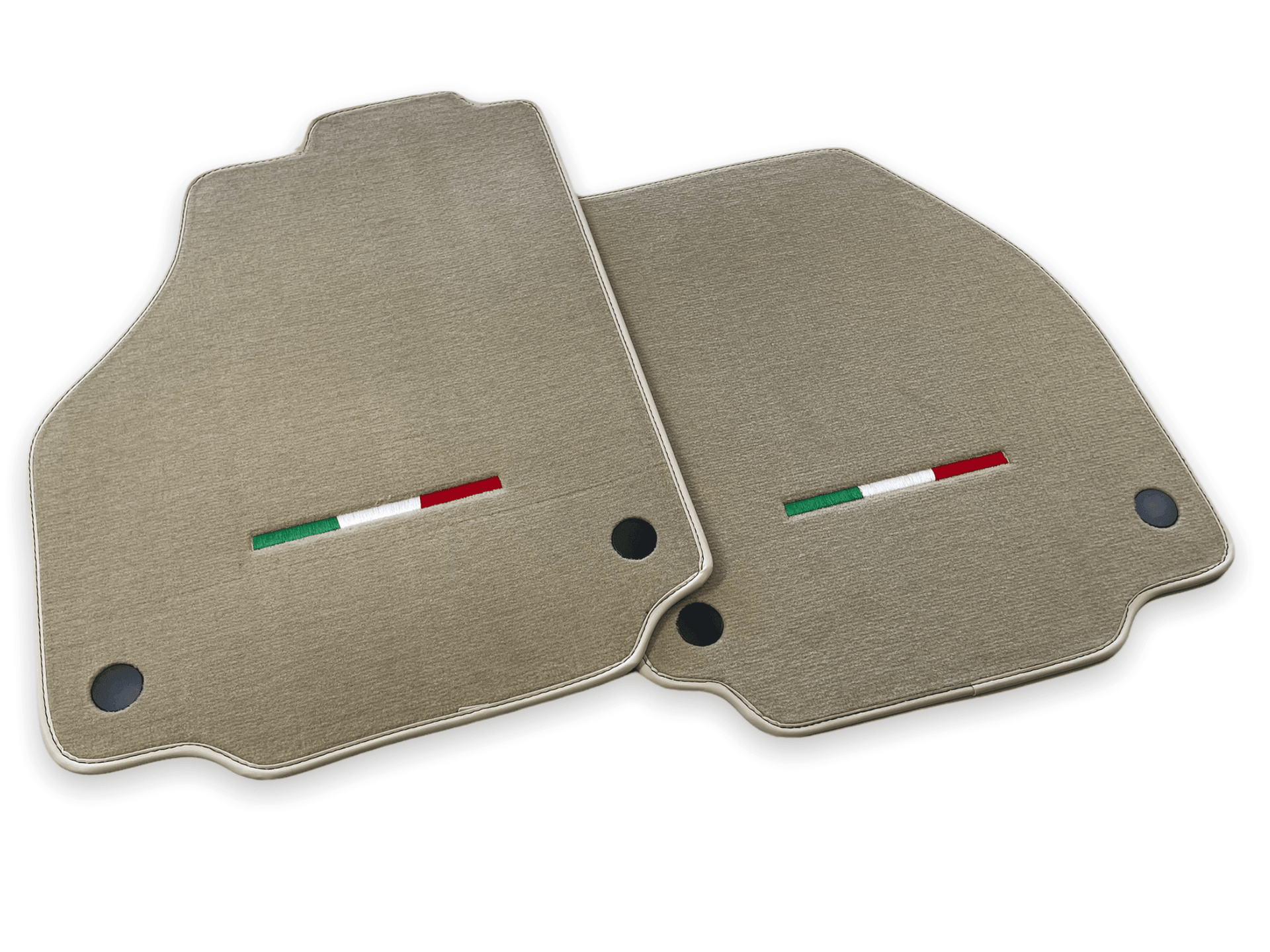 Floor Mats For Ferrari 458 Spider 2012-2015 Beige Italian Edition - AutoWin