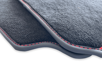 Floor Mats For Ferrari 458 Spider 2012-2015 Red Alcantara Leather - AutoWin