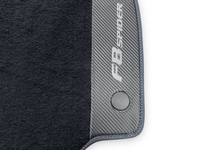 Floor Mats For Ferrari F8 Spider 2019-2022 With Carbon Fiber Leather - AutoWin