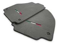 Floor Mats For Ferrari F8 Tributo (2019-2023) Gray Italian Edition - AutoWin