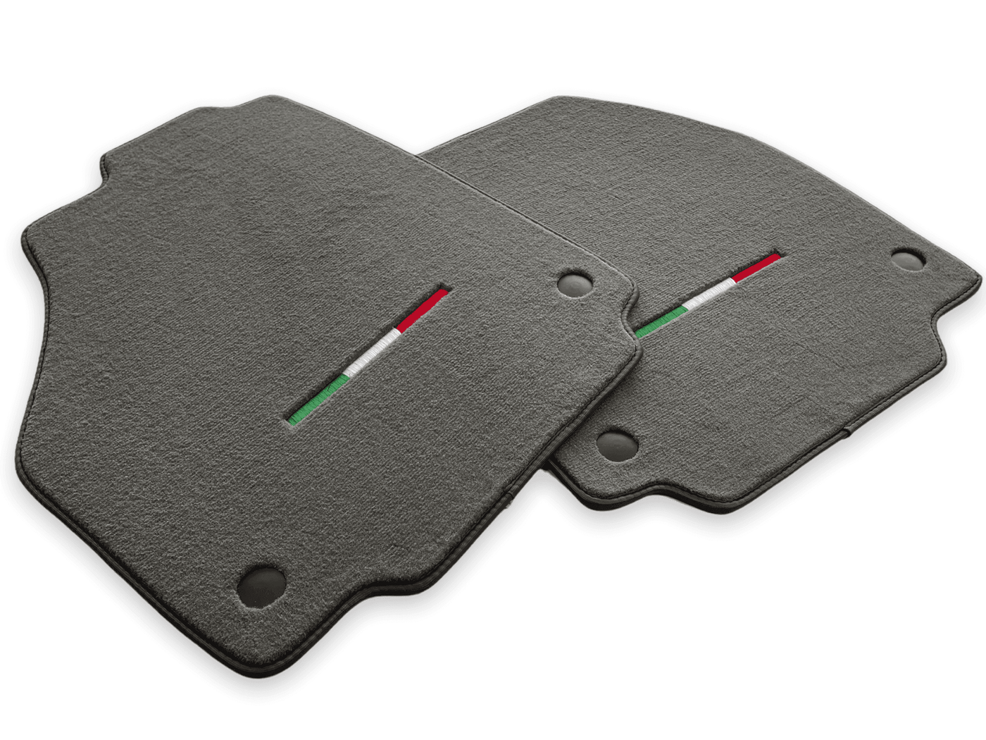 Floor Mats For Ferrari F8 Tributo (2019-2023) Gray Italian Edition - AutoWin