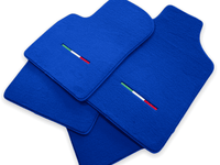 Blue Floor Mats for Fiat 500L (2012-2017) - AutoWin