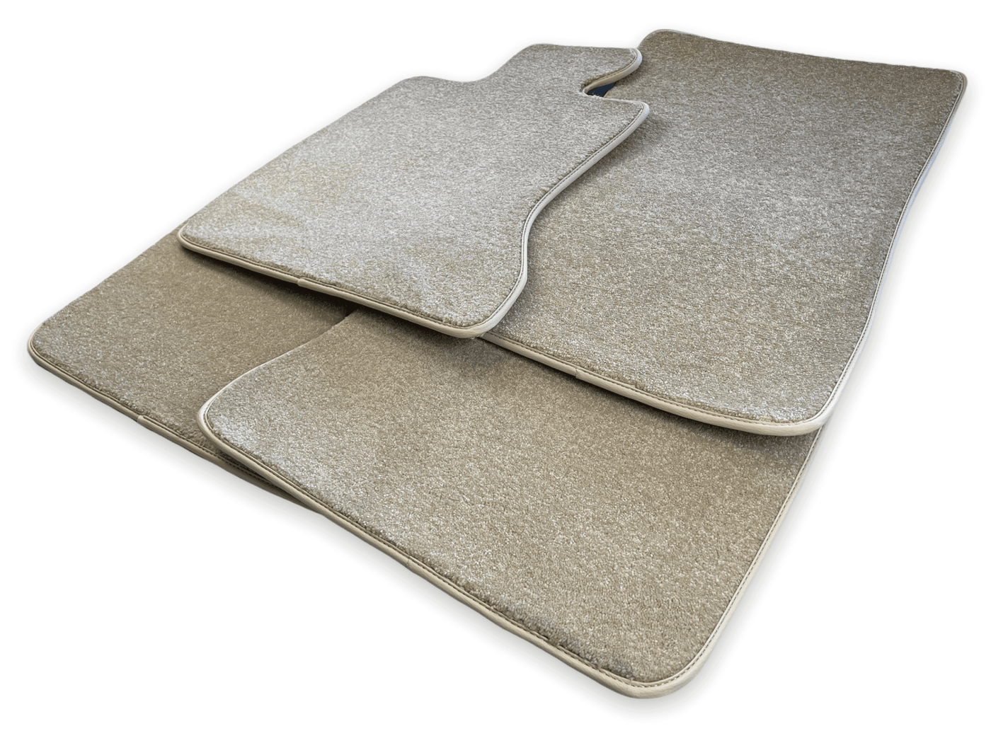 Floor Mats For Rolls Royce Phantom VIII (2017-2024) Beige Luxury Quality - AutoWin