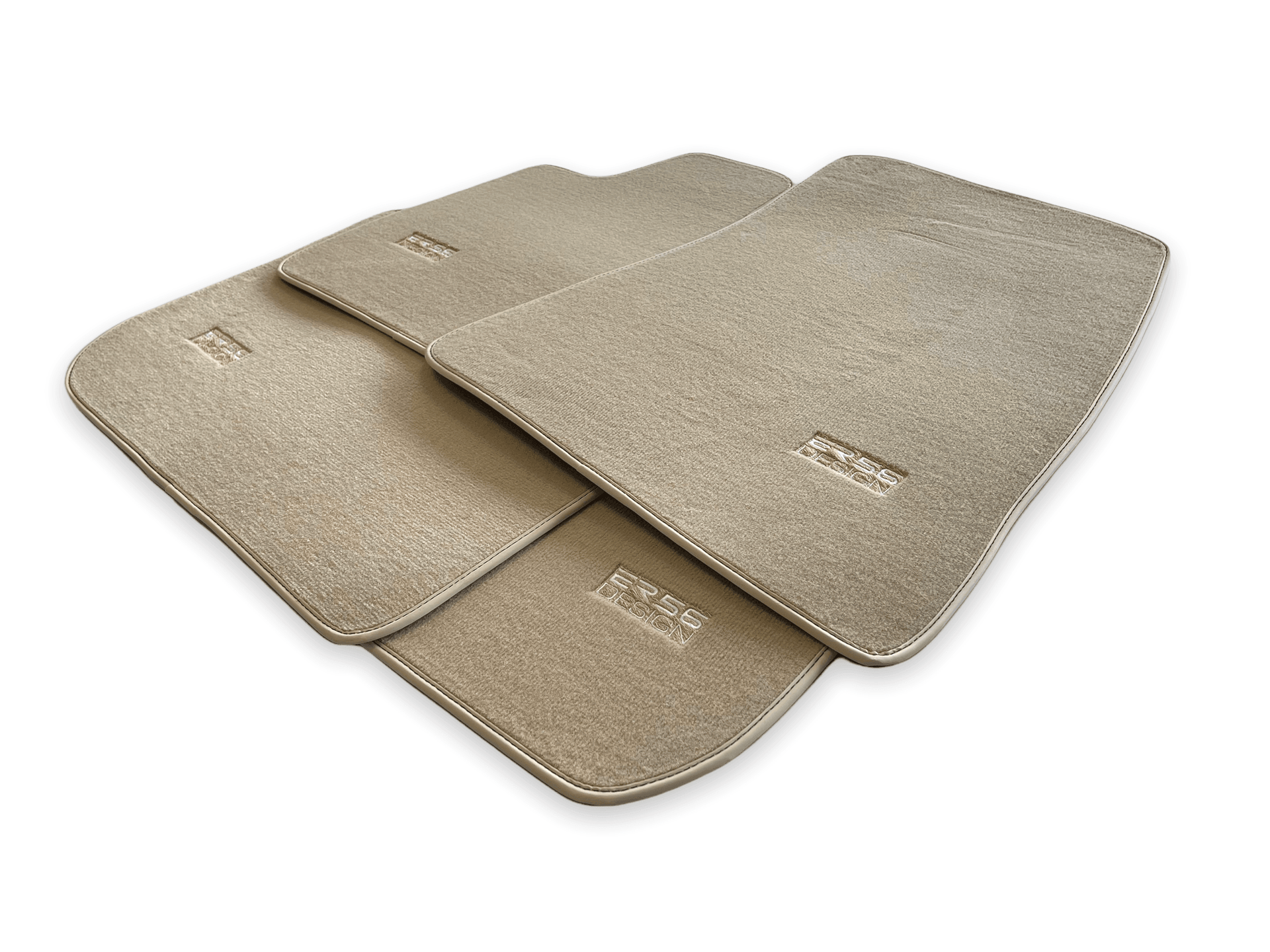 Floor Mats For Rolls Royce Shadow 1965-1977 Beige Er56 Design - AutoWin