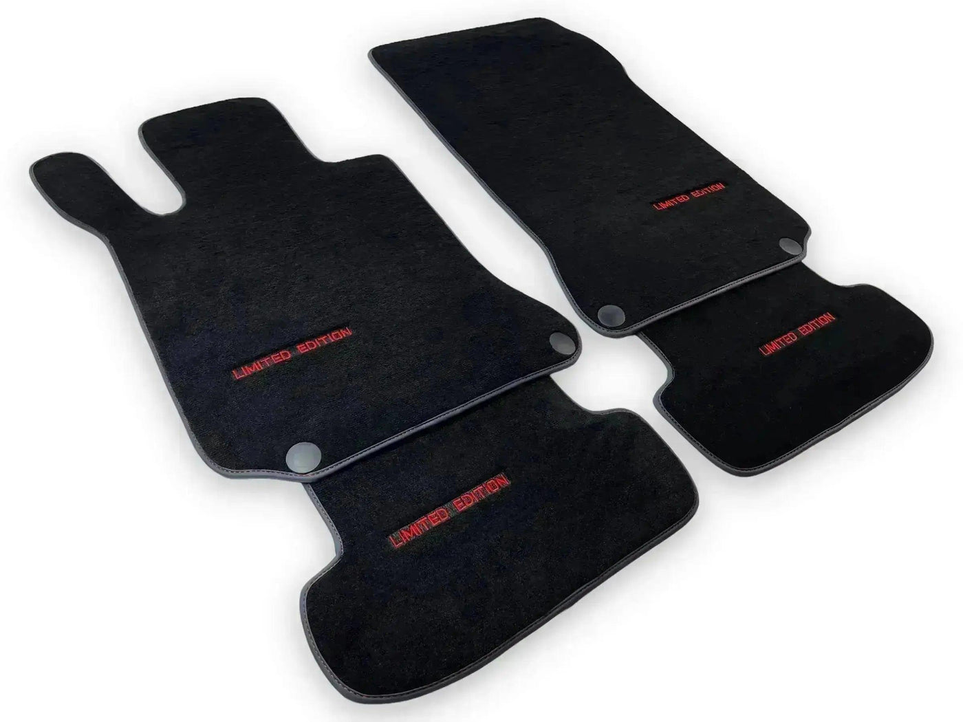 Gray Luxury Floor Mats For Mercedes Benz GLK-Class X204 (2008-2012) | ER56 Design - AutoWin