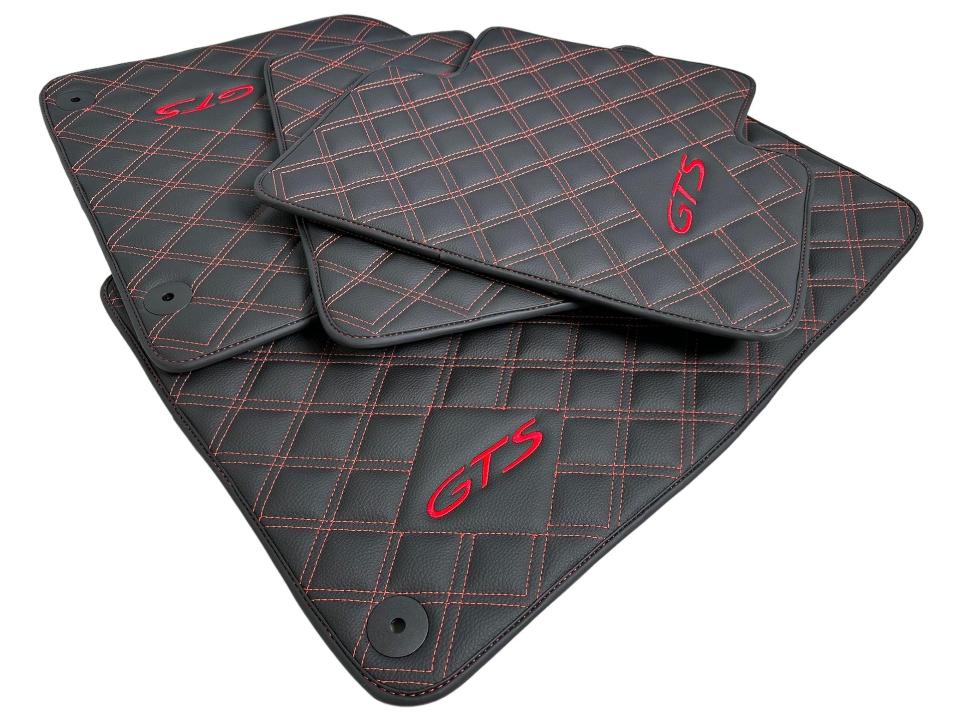 Leather Floor Mats for Porsche Panamera (2009-2016) - AutoWin
