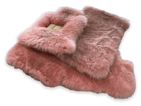 Pink Sheepskin Floor Mats For Rolls Royce Wraith 2013–2023 Er56 Design - AutoWin