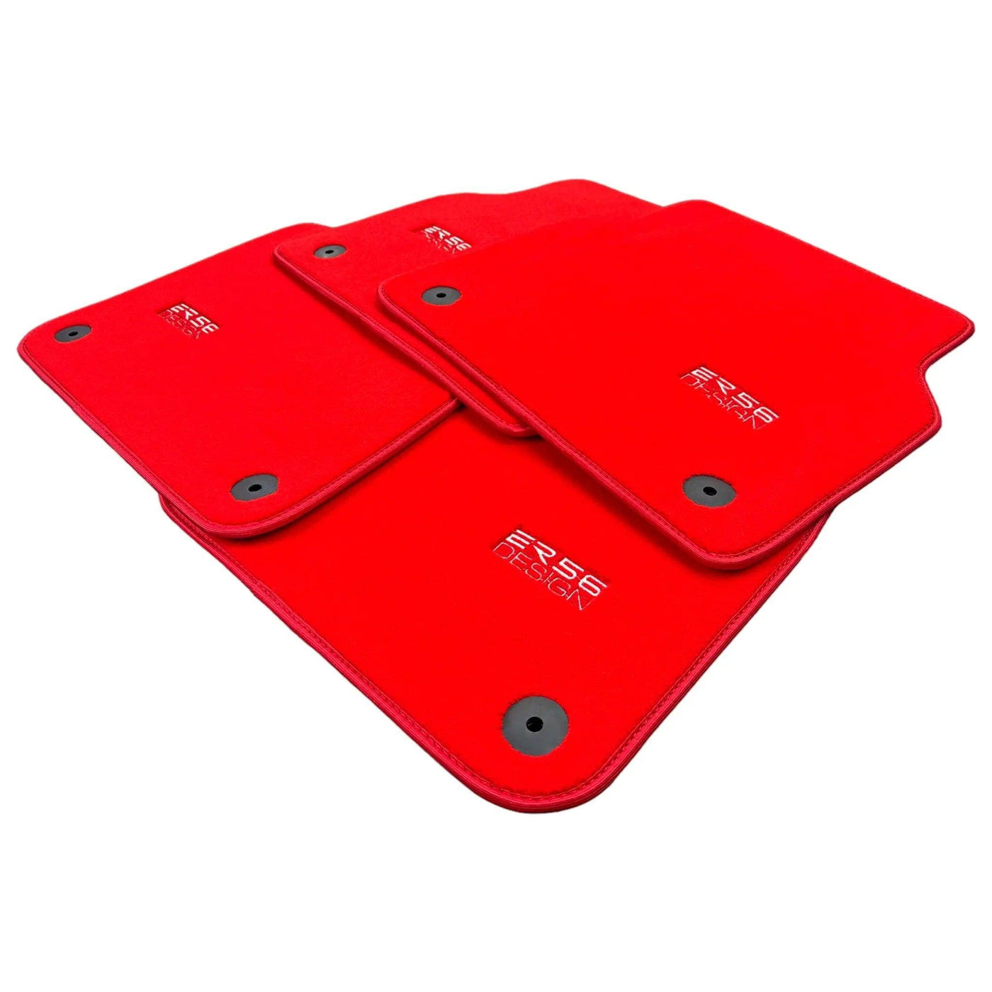 Red Floor Mats for Audi A1 - 5-door Citycarver (2019-2024) | ER56 Design - AutoWin