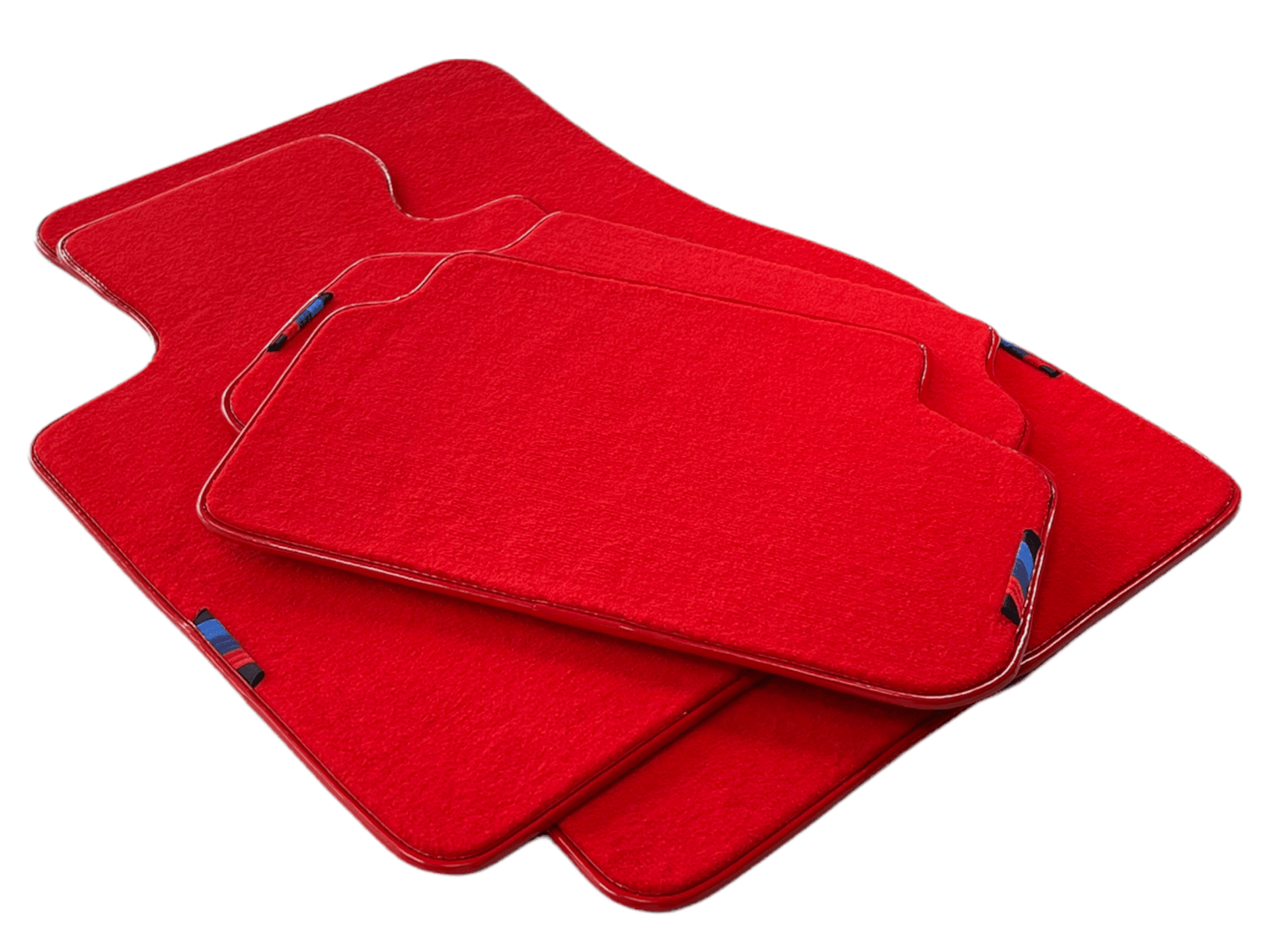 Red Floor Mats For BMW 3 Series E90 With M Package AutoWin Brand - AutoWin