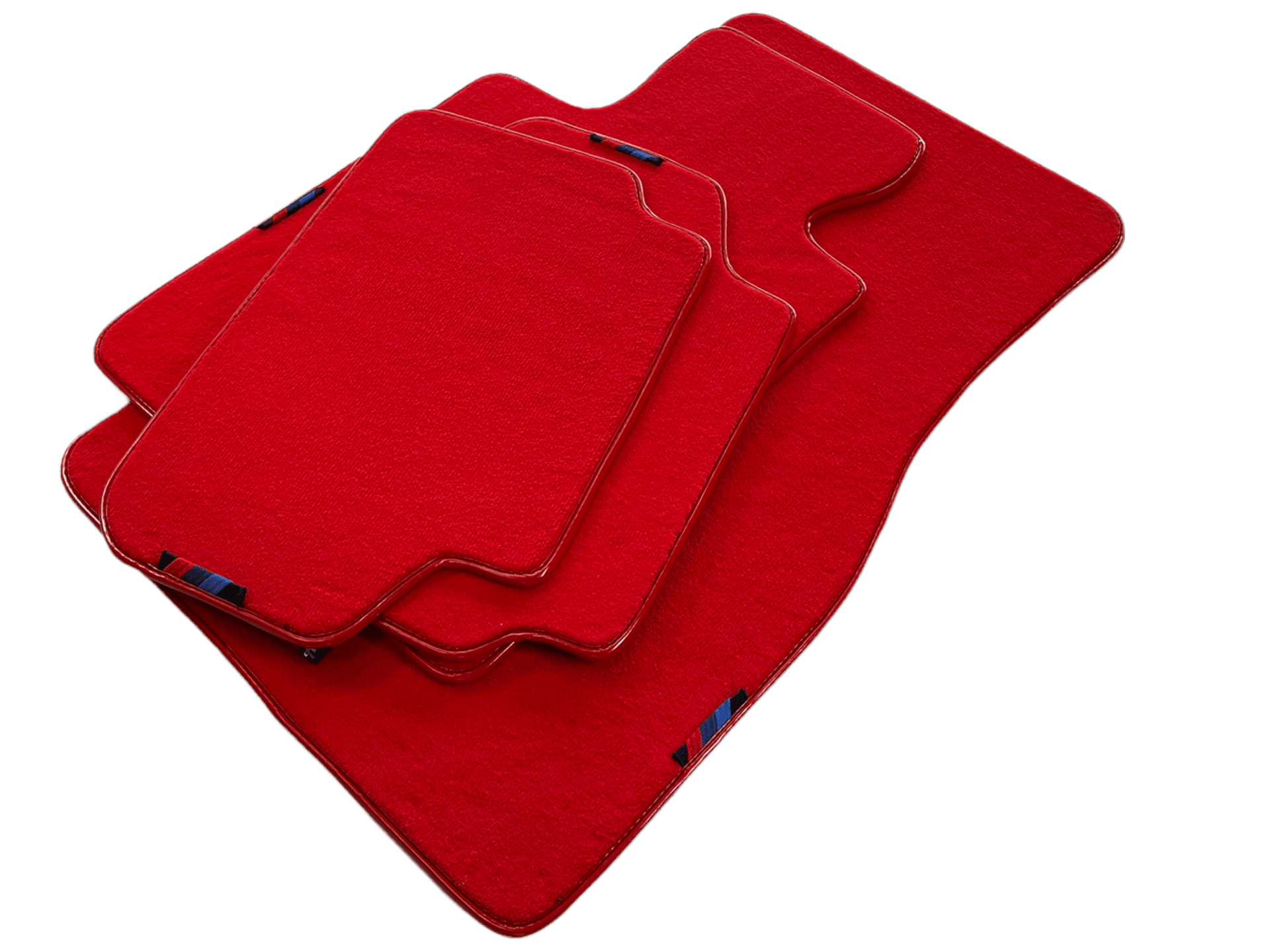 Red Floor Mats For BMW M2 Series F87 With M Package AutoWin Brand - AutoWin
