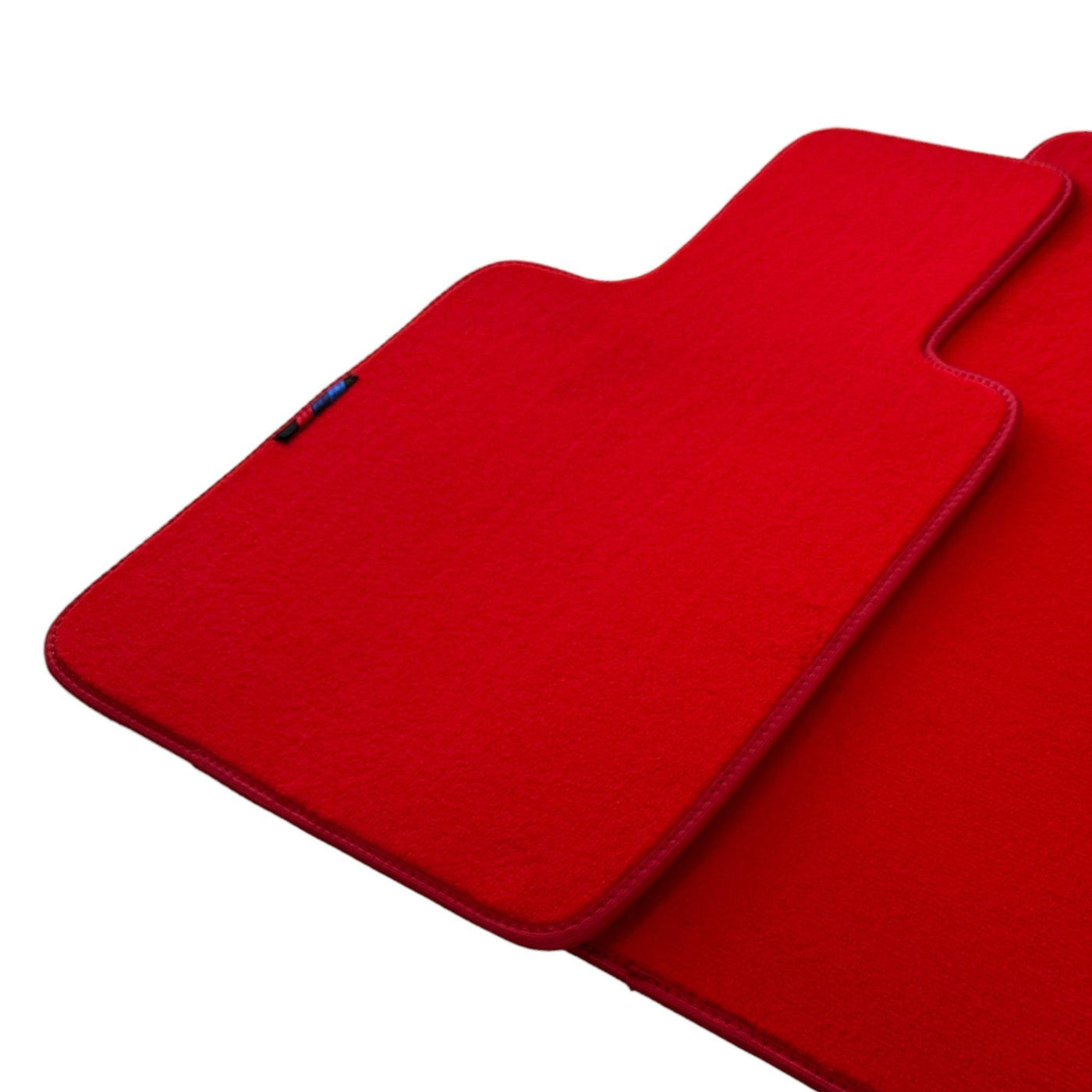 Red Floor Mats For BMW Z4 Series E85 Convertible (2003-2008) With M Package AutoWin Brand - AutoWin