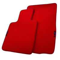 Red Floor Mats For BMW Z4 Series E85 Convertible (2003-2008) With M Package AutoWin Brand - AutoWin