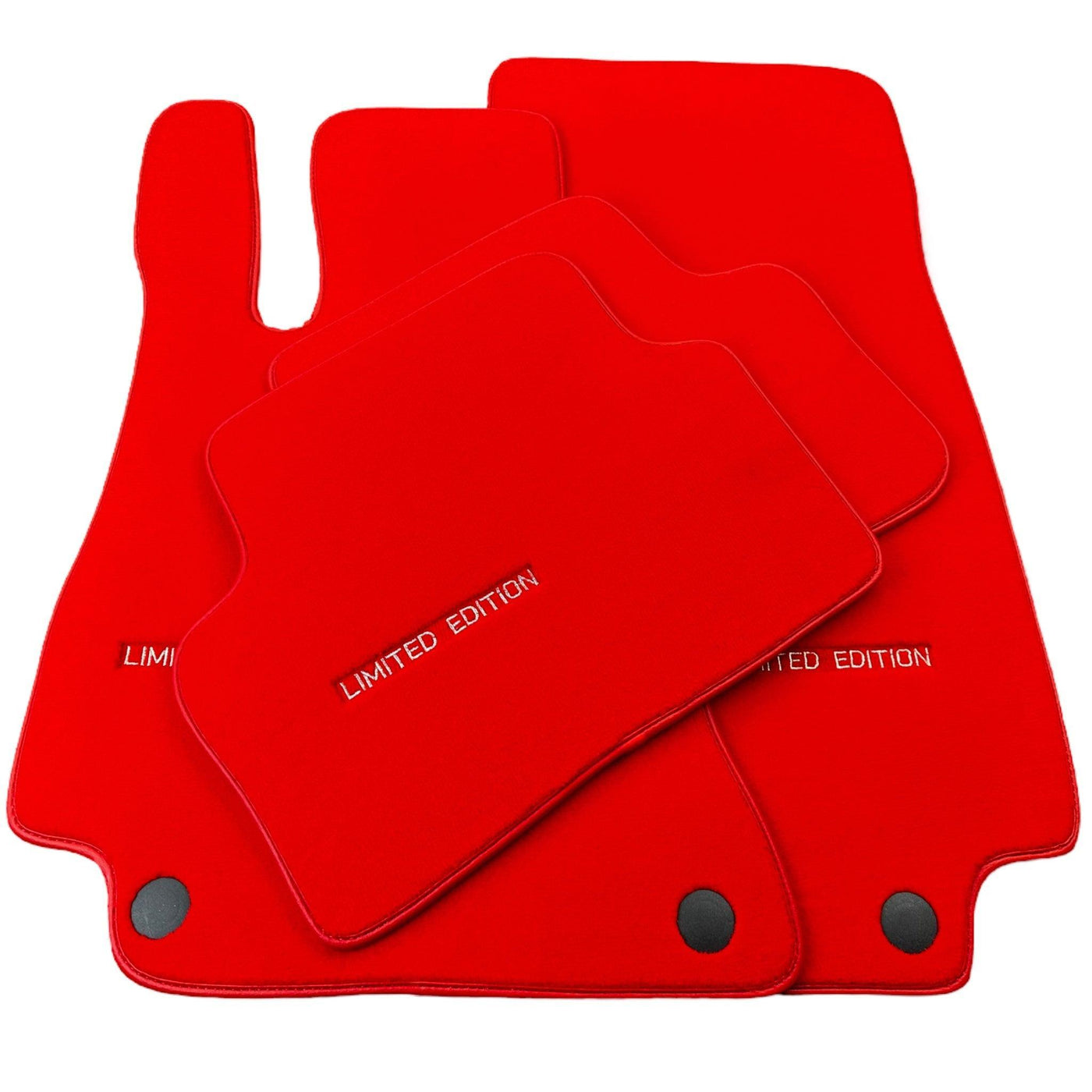 Red Floor Mats For Mercedes Benz GLE-Class C292 Coupe (2015-2020) | Limited Edition - AutoWin