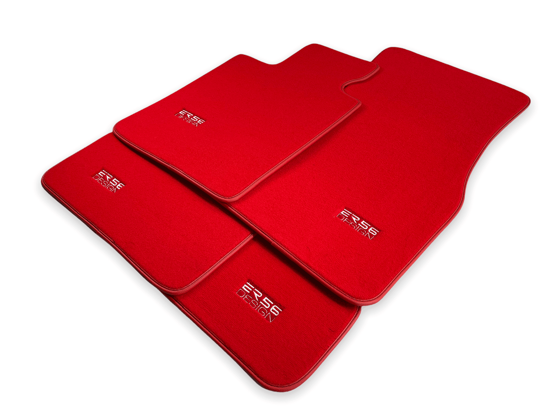 Red Mats For BMW 3 Series E36 Convertible - ER56 Design Brand - AutoWin
