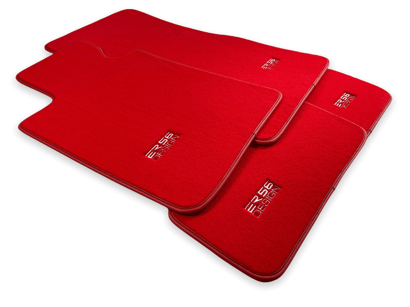 Red Mats For BMW M3 4-door E90 - ER56 Design Brand - AutoWin