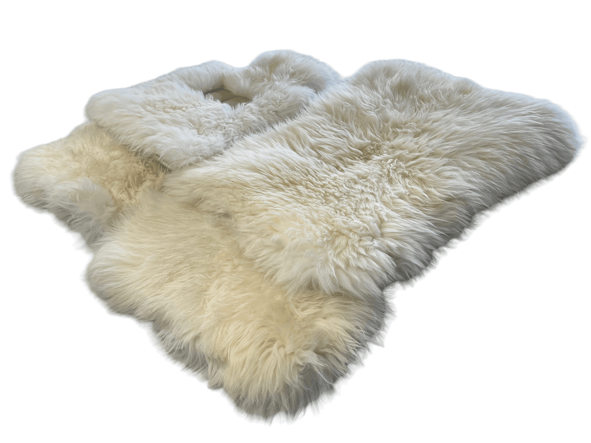 White Sheepskin Floor Mats For Rolls Royce Wraith 2013–2023 Er56 Design - AutoWin